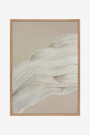 Malerifabrikken - Art Shape 2 / 50x70 Cm / Ekram - Beige - Tavlor - Från Homeroom