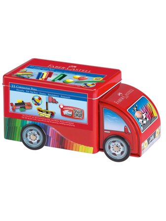 Faber-Castell spielen & lernen Connector Pen Truck; Content: 33 Connector Pens, 10 Connector Clips