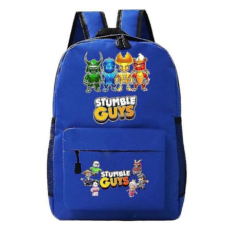 Stumble Guys -koululaukku 2023 Trendikkäät reput Opiskelijalaukku Kawaii Kevyt Yksinkertainen reppu Söpö Monitoiminen Repäisykestävä Koulureppu