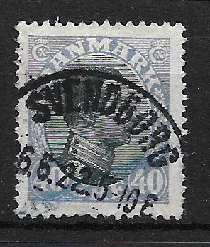 Danmark - AFA 105av - Stemplet