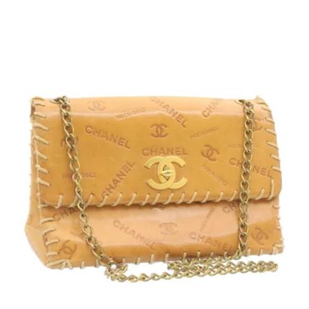 Chanel Vintage, Pre-owned Shoulder Bag Beige, Dames, Maat:ONE Size