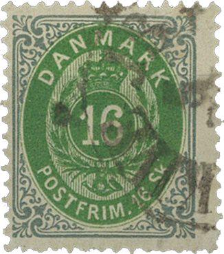 Danmark 1871 - AFA 20 - Stemplet