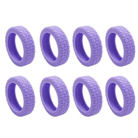 Kuffert Hjulbeskyttere Silikone Støjdæmpende Beskyttelsescover til Håndbagage til De Fleste 8 Spinnerhjul