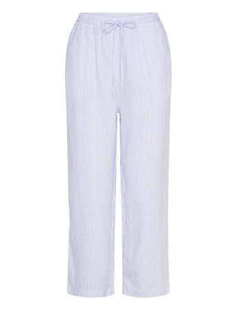 Mango | Straight Linen-Blend Trousers | L