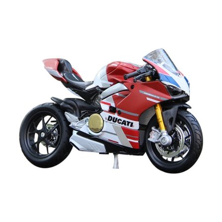 IC Ducati Panigale V4S Motorcykel Model Legetøjsbil Simulering Legering Motorcykel Ornament