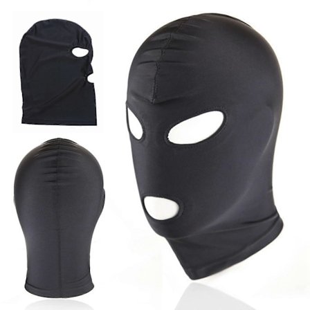 Unisex Bind for Øyne Ansiktsmaske Rollespill Kostyme Hette Åpen Øye Munn Hodeplagg