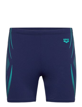 Men's Arena Poseidonia Swim Mid Jammer Navy-Water Blue Arena