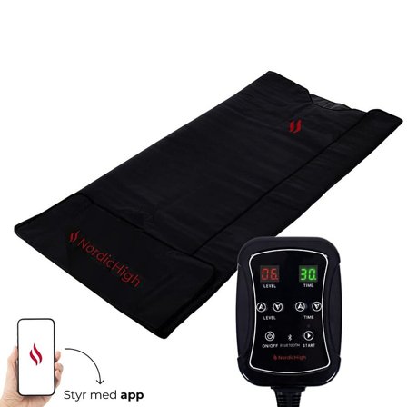 NordicHigh Infrarød Saunatæppe Pro Velcro, Medicin & Pleje, Smerter & Feber, Varmebehandling