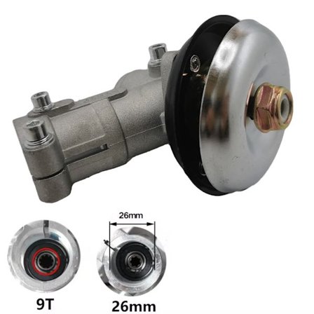 26mm 9T Trimmer Växelhus Växellåda Röjsåg Grästrimmer Gräsklippare Del Grästrimmer Tillbehör Röjsåg Växelhus