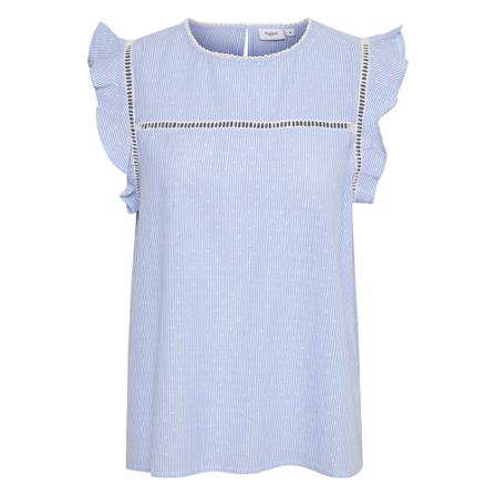 Saint Tropez, Afia SZ SS Top Niebieski, Kobieta, Rozmiar: S