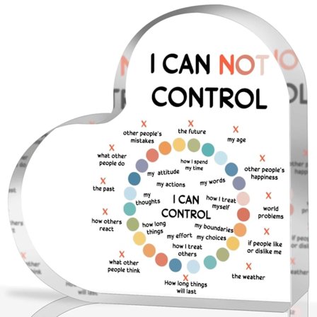 Mental Health Decor, Psykoterapi Bekræftelser Hjerte Akrylskilt, Skolepsykolog Skilt, Terapi Mental Health Gaver til Rådgivning Uddannelse