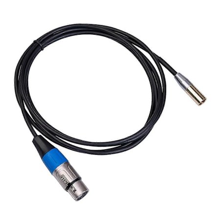 Mini XLR uros - XLR naaras Yhteensopiva BMPCC 4K 6K audiokaapelin korvaavan 0,3 m:n kanssa