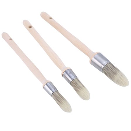 3PK Pensel Kantpensel for Jevn Dekning på Ulike Overflater