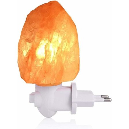 10W Himalaya saltlampa i naturlig kristall 400g