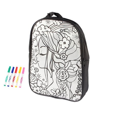 Legetøj Håndmalet Graffiti Farvelægning Personlig Malbar Rygsæk Gave 30ml [DB]