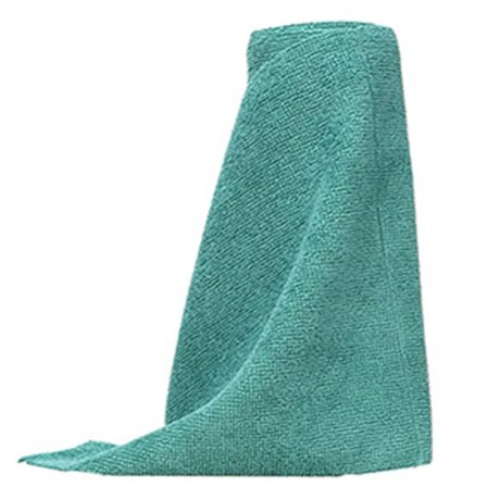 Rull med mikrofiberkluter, lofri rengjøringskluter, gjenbrukbar klut for kjøkken og vinduer, 20 stykker per rull, grønn