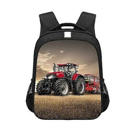 Leg med traktorprint rygsæk teenager drenge piger skoletasker tegneserie traktor skoletaske mode daypack rygsække rygsække