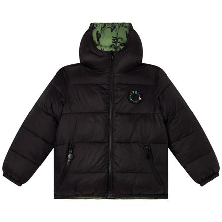 Reversible Puffer Jacket Black