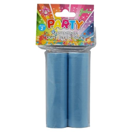 Serpentiner Ljusblå 2-pack