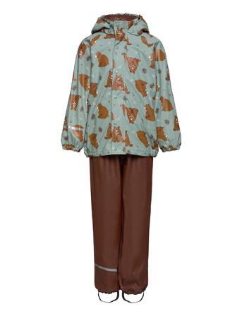 Rainwear Set -Aop, W.fleece Patterned CeLaVi
