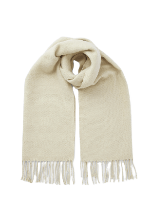 Å WOMAN Halsduk med fransar ELLEN Halsdukar & scarves Beige ONESIZE