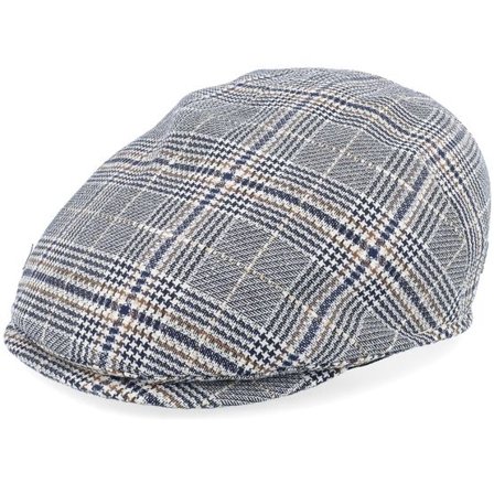 Mayser - Blå flatcap Keps - Pierce Zechbauer Navy Flat Cap @ Hatstore