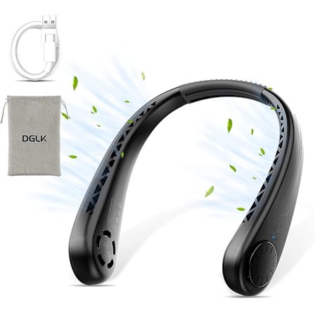 Den Portabla Nackfläkten Med Populär Hörlursdesign, Den Bladlösa Nackfläkten Perfekt För Personlig Fläkt, Med Funktioner Som USB Mini Fläkt, Ultratyst