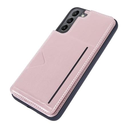 Tyylikäs kansi korttitelineellä - Samsung Galaxy S23 Plus Roséguld