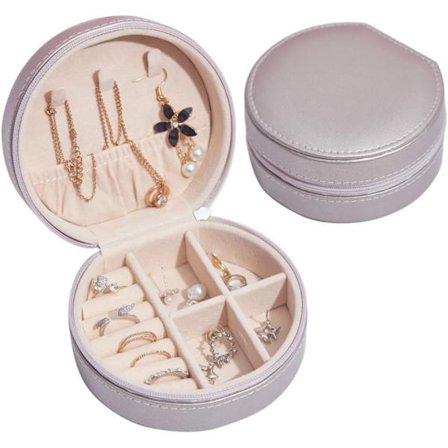 Champagne Doré, Boîte à Bijoux De Voyage Petit Mini Sac De Rang