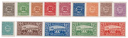 Slesvig 1920 - AFA 15-28 - Postfrisk