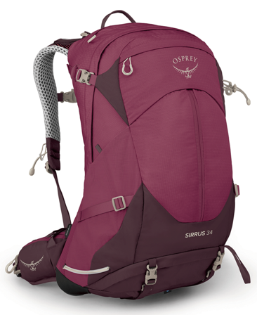 Osprey Sirrus 34 Elderberry Purple/Chiru Tan