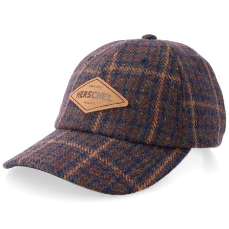 Herschel - Marrone adjustable Cappellino - Sylas Plaid Cap Dark Plaid Adjustable @ Hatstore