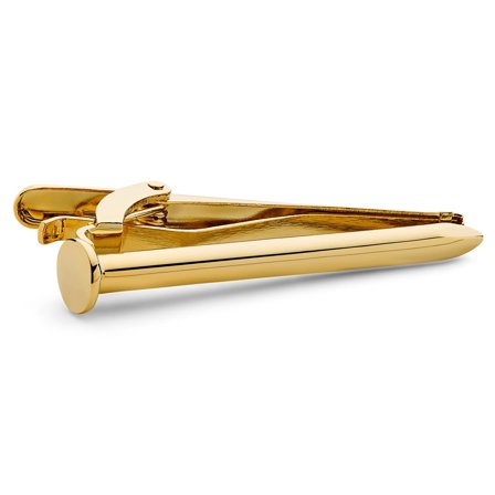 Adactus | Gold-Tone Nail Tie Clip for Men