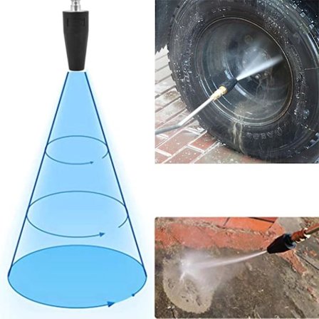 Turbo dyse høytrykksspyler 3600 Psi maks roterende høytrykksspylerdyse