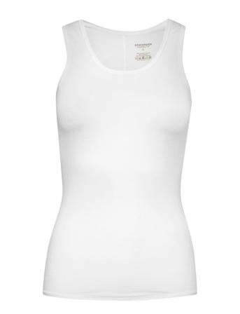 Top T-shirts & Tops Sleeveless Vit Schiesser