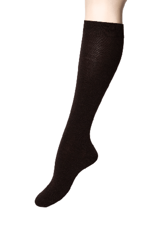 Å WOMAN Knästrumpor i merinoullmix Brun 39/41