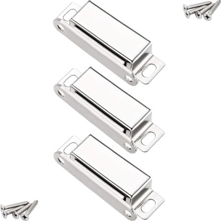 Magnetiska låsmagneter, 20 kg magnetisk dörrlås och 12 skruvar,