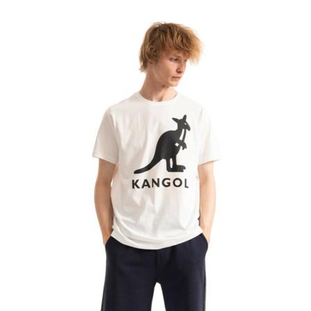Kangol, T-Shirts Biały, Mężczyzna, Rozmiar: XL