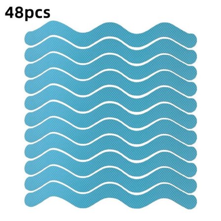 48st Anti-Slip Strips Shower Safety Strips BLÅ