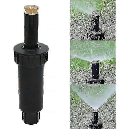 Sprinklerhoder, Justerbare Pop-Up Sprinklerdyser, Automatisk Tilbaketrekkende Vanningsdyser, Hagevanningssystem, 180 Grader
