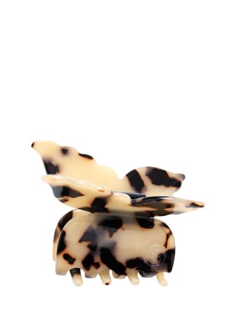 Butterfly Hair Clip Tortoise Patterned By Barb