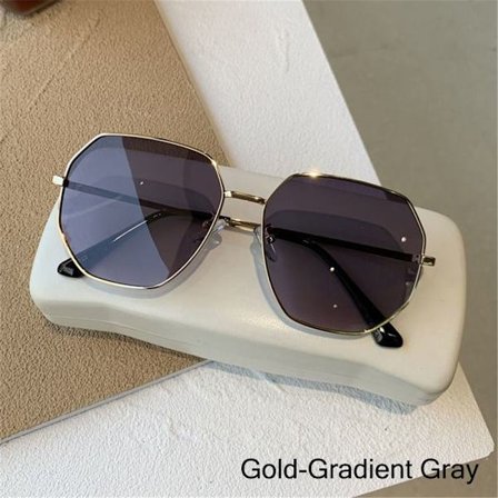 Kuusikulmaiset aurinkolasit Polygon Shades GOLD-GRADIENT GREY