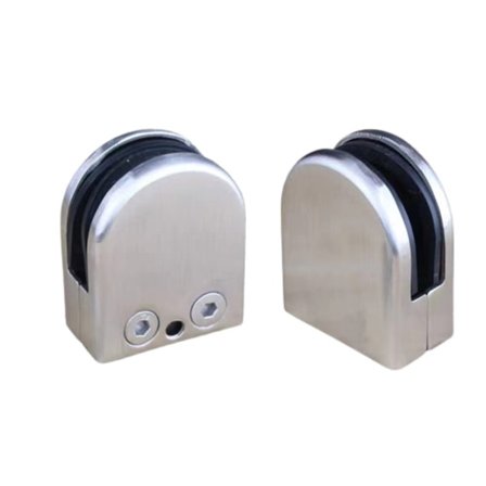 8 st, 8-10 mm rostfritt stål kromig finish för balustrade