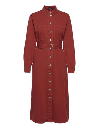 Slemely Dress Ls Red Soaked In Luxury