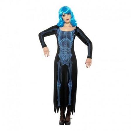 Röntgen Klänning Maskeraddräkt M