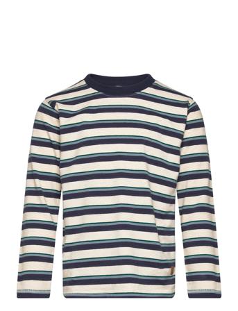 Anton - T-Shirt T-shirts Long-sleeved T-shirts Multi/mønstret Hust & Claire*Betinget Tilbud