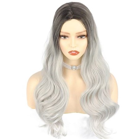 Naisten peruukit: Pitkät aallot, luonnollinen ombre ï¿½C sopii täydellisesti kaikille g