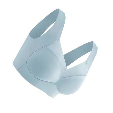 Hållningskorrigerande BH Förbättra hållningen med trådlös push-up light blue XL