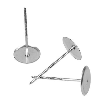 Kakepyntverktøy i rustfritt stål, blomsternagler bakeverktøy sølv 8 stk