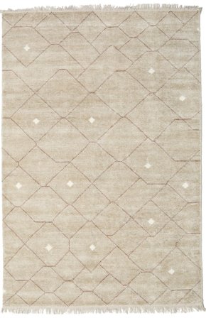 Beni 160X230 Beżowy/Brunatny Dywan
